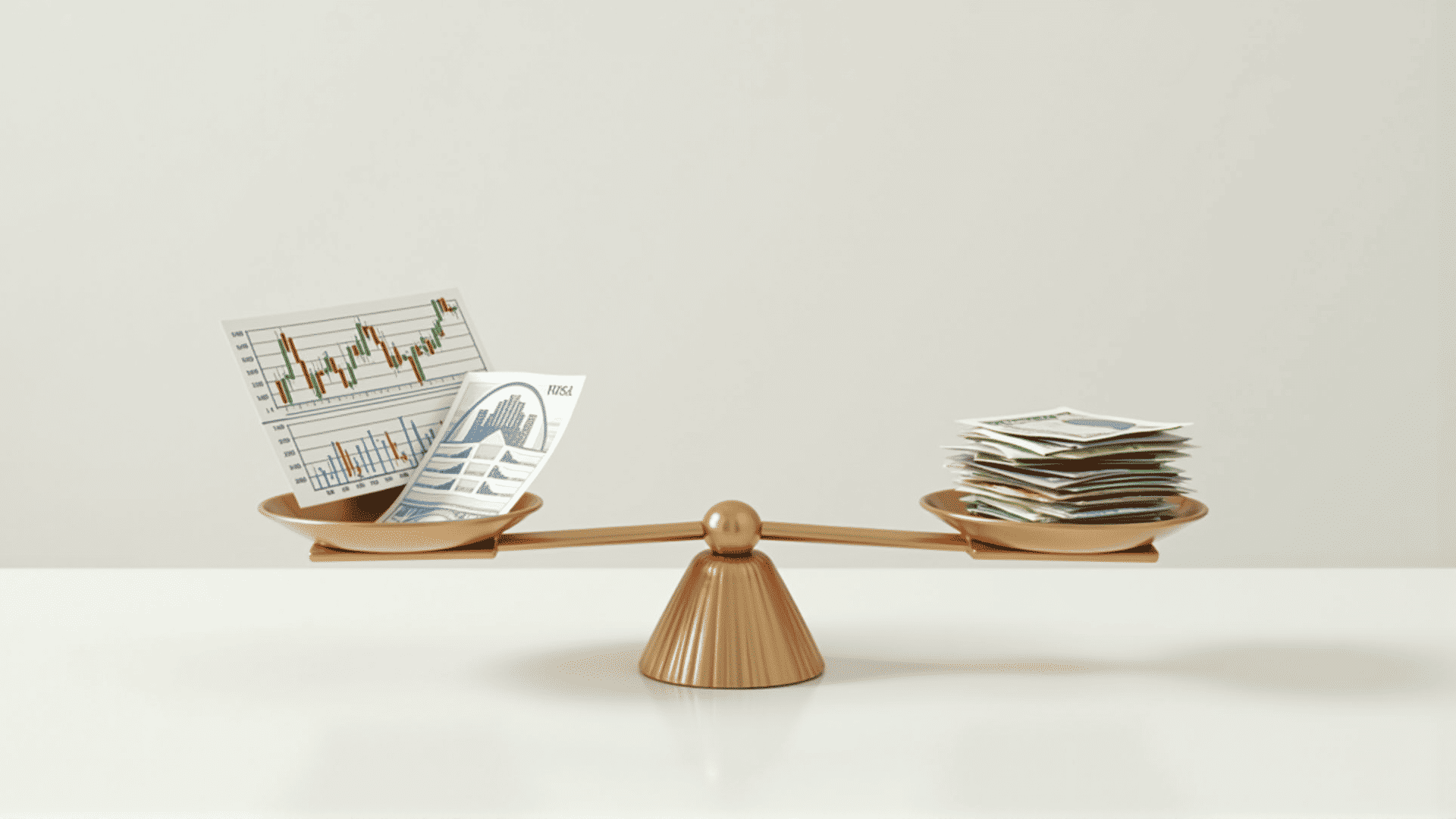 Risk vs reward trading scales