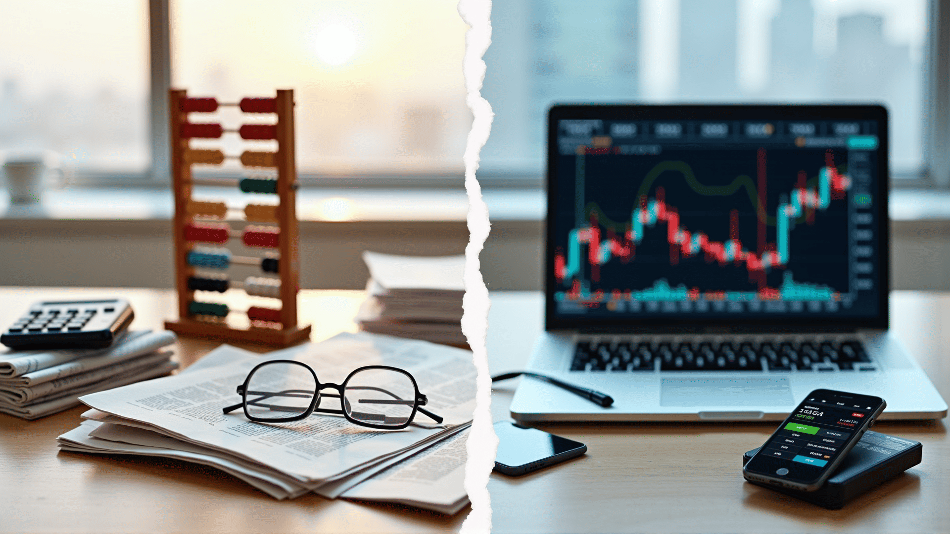 Comparison of traditional investment tools and modern technology